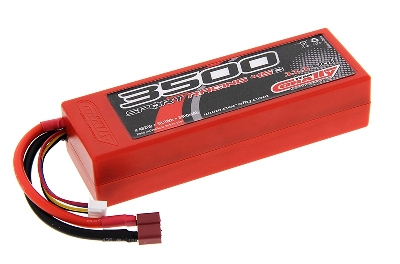 [ PROC-48269-D ] Team Corally - Sport Racing 45C 3500 mAh 11,1V Competition Li-Po Battery Pack, Stick Hardcase 12Awg Wire T-Plug Connector 