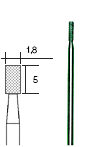 [ PX28240 ] Proxxon Diamant slijpstift cilinder Ø 1,8 mm.