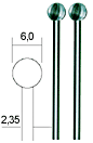 [ PX28725 ] Proxxon Kogelfrees Ø 6 mm, 2 st.