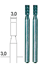 [ PX28722 ] Proxxon Cilinderfrees Ø 3 mm, 2 st.