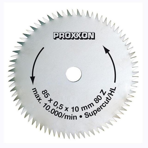 [ PX28731 ] Proxxon Cirkelzaagblad &quot;super-cut&quot; Ø 85 mm, T=80