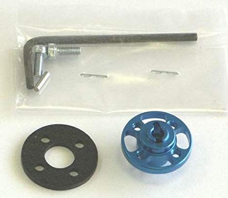 [ T49202 ] Tamiya aluminium hub set for spur gear (blue) TA04