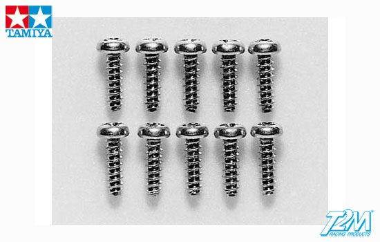 [ T50577 ] Tamiya 3x10mm Tapping Screw 10st