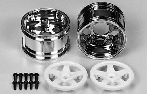 [ T50673 ] Tamiya 5-Spoke 2-piece Wide 30mm Wheel  2pcs