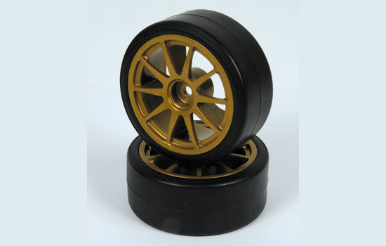 [ T51219 ] Tamiya Drift Tires Type-D &amp; Wheels 1paar