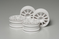 [ T51237 ] Tamiya M-Chassis 11Spk Wheels White Swift 4pcs