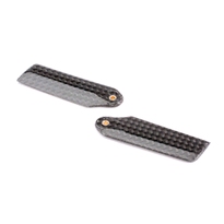 [ BLH4537C ] Blade Tail Rotor Blade Set Carbon Fiber: 300 X 