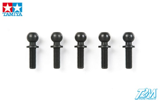 [ T53969 ] Tamiya 5x8mm hard hex head ball head connector  5 pcs