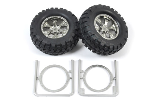 [ T54483 ] Tamiya RB Tires+Tapered 6-Spoke Wheels CC-01