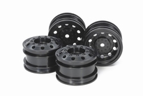 [ T54741 ] Tamiya On Road racing wheels F&amp;R 2pcs each (black)
