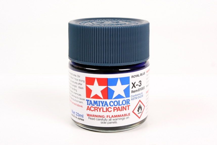 [ T81003 ] Tamiya  acrylic X-3 Royal Blue 23ml