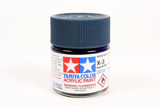 [ T81003 ] Tamiya acrylic  X-3 Royal Blue 23ml