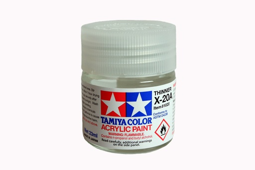  T81020 ] Tamiya ACRYLIC X-20A Thinner (23ml)