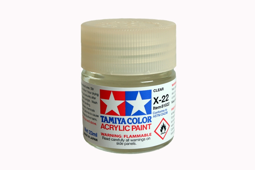 [ T81022 ] Tamiya acrylic X-22 Clear 23ml