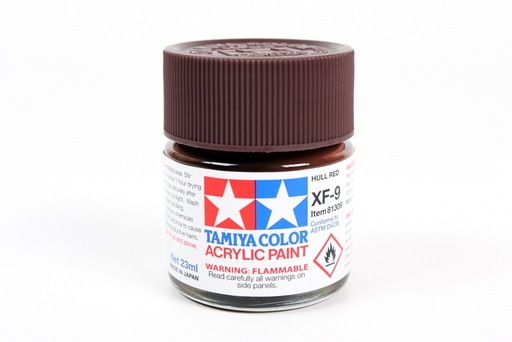  [ T81309 ] Tamiya acrylic XF-9 Hull Red 23ml 