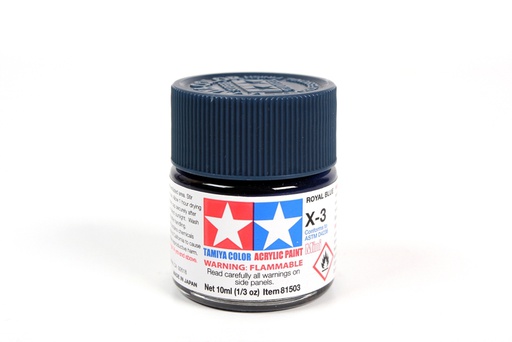 [ T81503 ] Tamiya Acrylic Mini X-3 Royal Blue