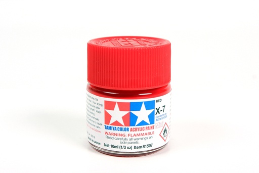 [ T81507 ] Tamiya Acrylic Mini X-7 Red 10ml