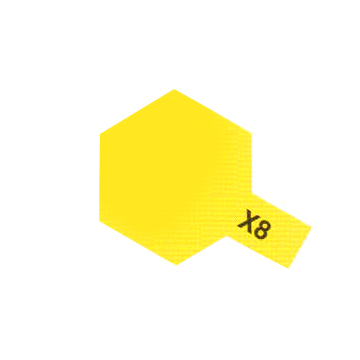 [ T81508 ] Tamiya Acrylic Mini X-8 Lemon Yellow