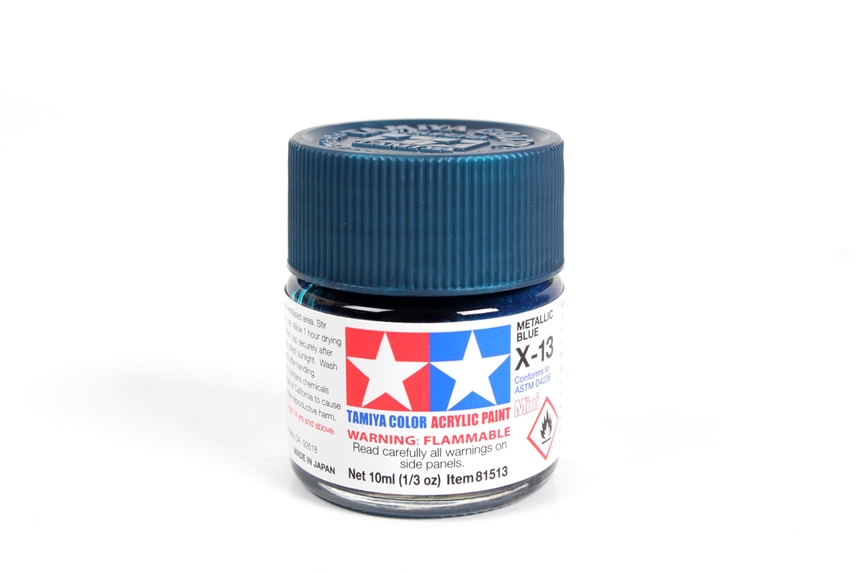 [ T81513 ] Tamiya Acrylic Mini X-13 Metallic Blue 10ml