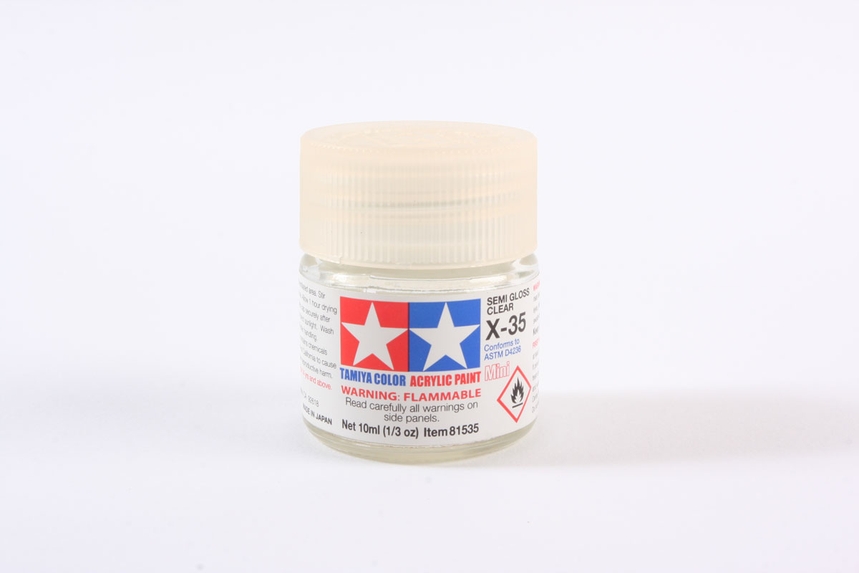 [ T81535 ] Tamiya X-35 Semi Gloss Clear 10ml