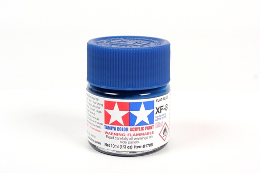 [ T81708 ] Tamiya Acrylic Mini XF-8 Flat Blue 10ml