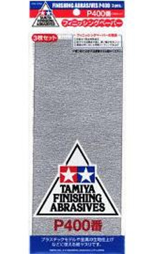 [ T87054 ] Tamiya Finishing Abrasives /schuurpapier P400 3st