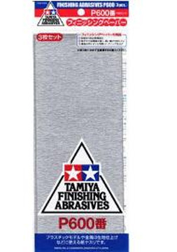 [ T87055 ] Tamiya Finishing Abrasives P600 3pcs