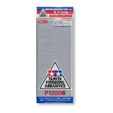 [ T87058 ] Tamiya Finishing Abrasives/schuurpapier P1200 3st