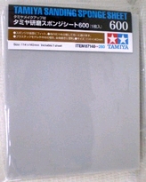 [ T87148 ] Tamiya schuurspons / Sponge Sheet 600