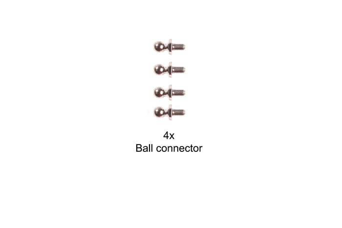 [ T9804205 ] Tamiya 5mm ball connector 4 pcs