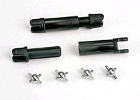[ TRX-1651 ] Traxxas Half-shafts (internal-splined (2)/external-splined (2))/ metal U-joints (4) 