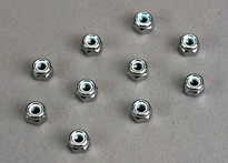[ TRX-1747 ] Traxxas Nuts, 4mm nylon locking (10)
