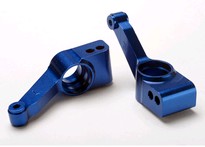 [ TRX-1952X ] Traxxas Carriers, stub axle (blue-anodized 6061-T6 aluminum)(rear)(2) slash4x4/stamp4x4 -TRX1952X