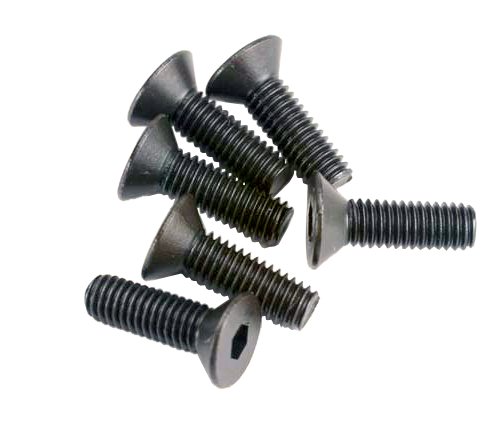 [ TRX-2551 ] Traxxas Screws, 3x10mm countersunk machine (6) (hex drive) -TRX2551 