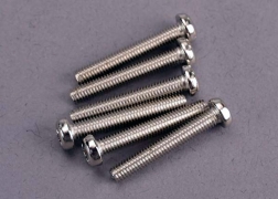 [ TRX-2648 ] Traxxas Screws, 3x12mm countersunk self-tapping (6) 