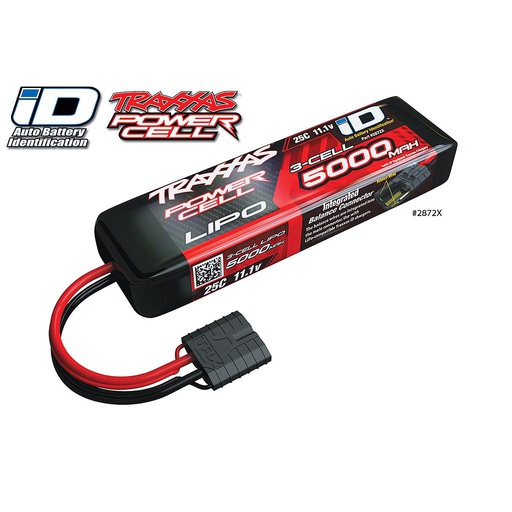 [ TRX-2872X ] Traxxas lipo 5000 mah 11.1v 25c - TRX2872X - PROMO normaal € 82,95