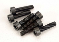 [ TRX-3229 ] Traxxas Screws, 2.5x10mm cap-head machine (hex drive) (6) - TRX3229