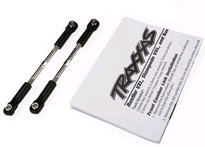 [ TRX-3645 ] Traxxas Turnbuckles, toe link, 61mm (96mm center to center) (2) (assembled with rod ends and hollow balls) (fits Stampede) -TRX3645 