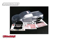 [ TRX-3915 ]  TraxxasBody, E-Maxx Brushless (clear, requires painting)/ decal sheet -TRX3915 