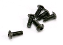 [ TRX-3936 ] Traxxas Screws, 4x10mm button-head machine (hex drive) (6) -TRX3936 