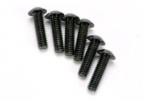 [ TRX-3938 ] Traxxas Screws, 4x14mm button-head machine (hex drive) (6) -TRX3938 