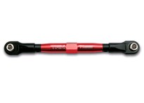 [ TRX-3941R ] Traxxas Steering drag link (Tubes red-anodized, 7075-T6 aluminum, stronger than titanium) (72mm) (1)/ rod ends (2)/ aluminum 7mm wrench 