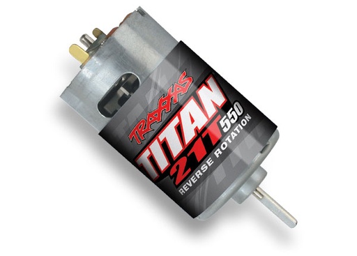 [ TRX-3975R ] Traxxas Motor, Titan 550, reverse rotation (21-turns/ 14 volts) (1) -TRX3975R