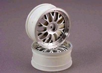 [ TRX-4872 ] Traxxas Wheels, satin finish, mesh (2.0)(designed to fit 1.9 tires)(2) 