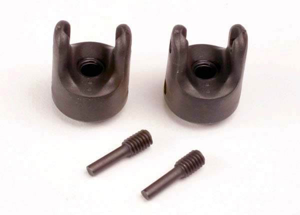 [ TRX-4928X ] Traxxas Differential output yokes (Heavy-duty) (2)/ set screw yoke pins, M4/10 (2) 