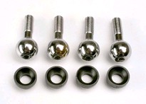 [ TRX-4933 ]  Traxxas pivot balls (4)/ pivot ball cap bushings(4)