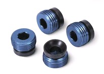 [ TRX-4934X ] Traxxas Aluminum caps, pivot ball (blue-anodized) (4) -TRX4934X