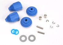 [ TRX-5128 ] Traxxas Rebuild kit (for steel constant velocity driveshafts) (includes pins, dustboots, gaskets, e-clips, x-rings, lube, and hardware for 2 driveshaft assemblies) 