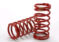 [ TRX-5439 ] Traxxas Spring, shock (red) (GTR) (3.8 rate gold) (1 pair) -TRX5439 