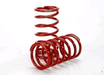 [ TRX-5440 ] Traxxas Spring, shock (red) (GTR) (4.1 rate tan) (1 pair) 